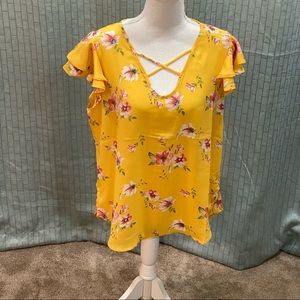 Charmed by Eve yellow blouse